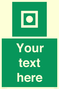 Custom sign safe condition Shipboard general alarm